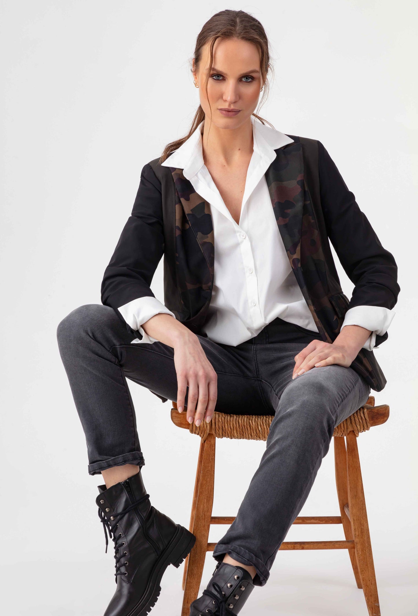 Chemise Louise blanche en coton 4