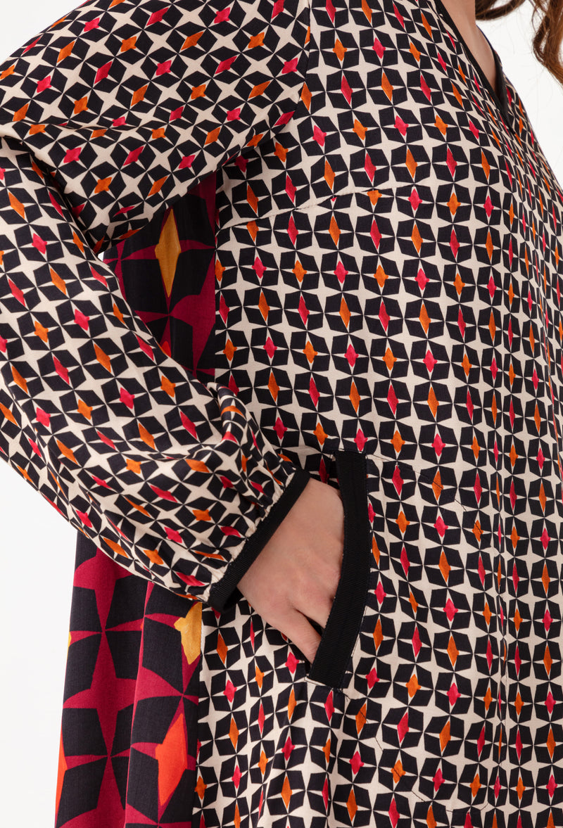 Robe courte Hester bi-imprimé 2