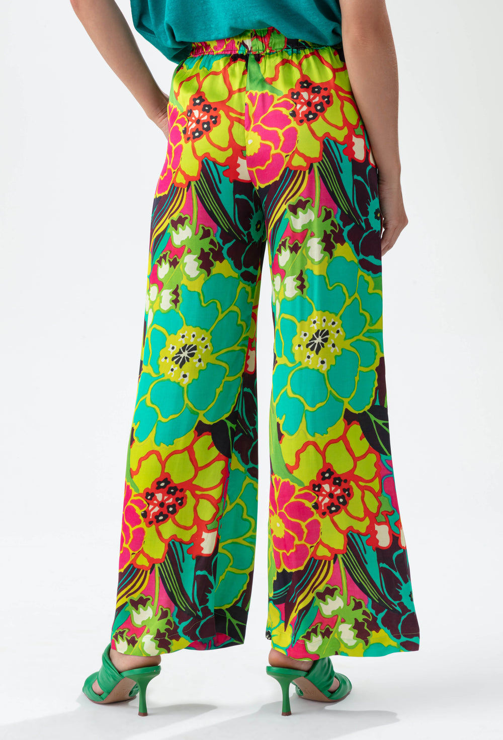Pantalon Equateur imprimé tropical 4