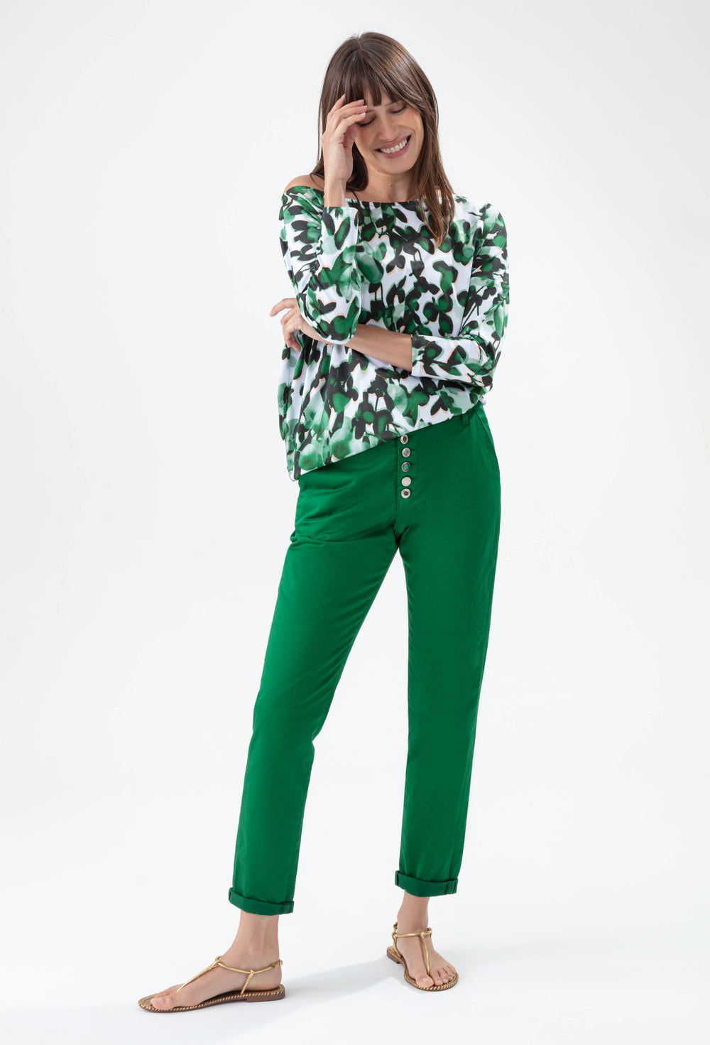 Tee-shirt Eucalyptus en jersey technique imprimé herba fresca 4