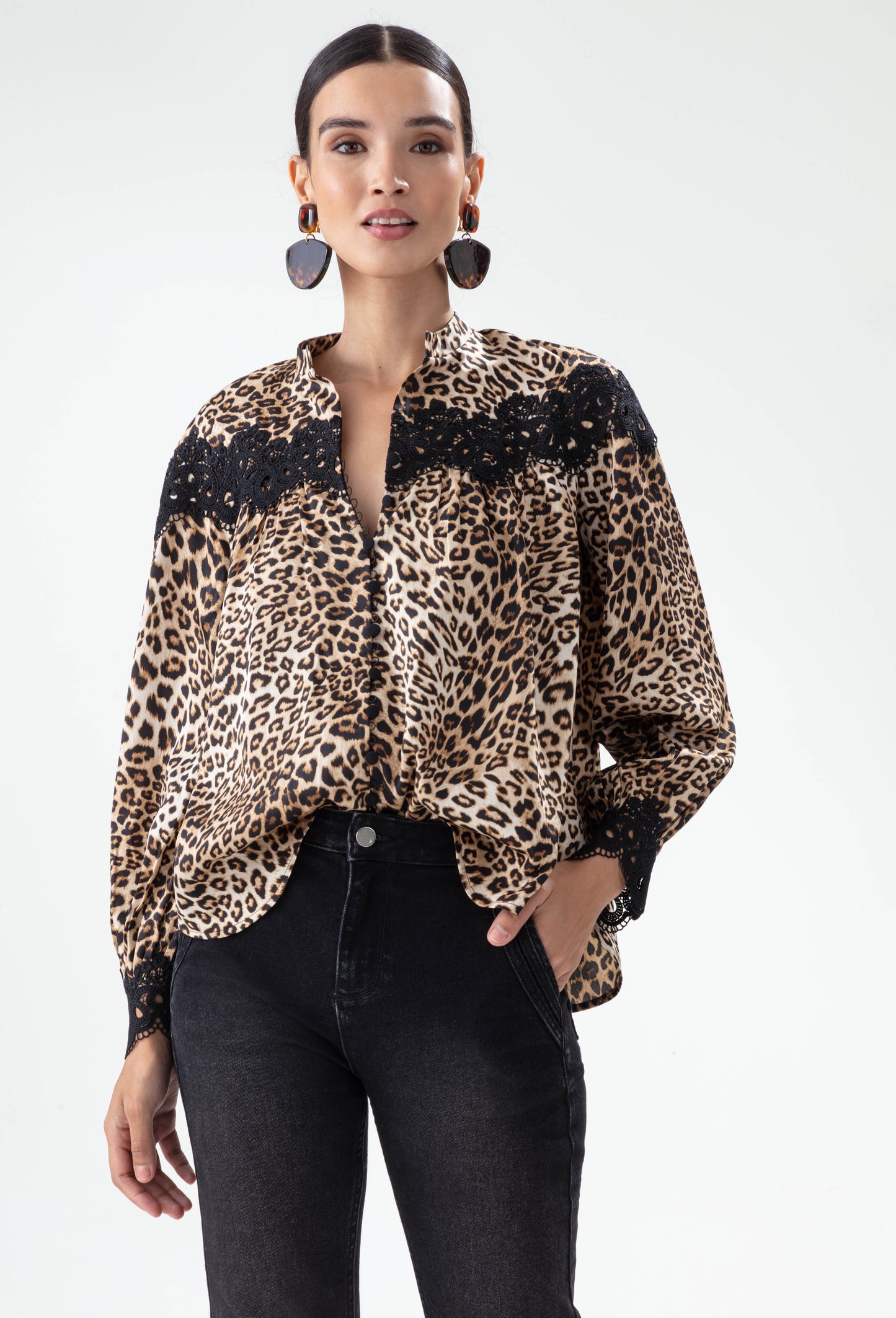 Chemise Baghera imprimé léopard 1