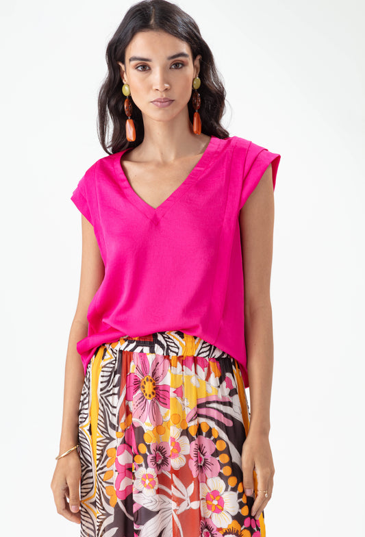 Top Maurya fuchsia 1