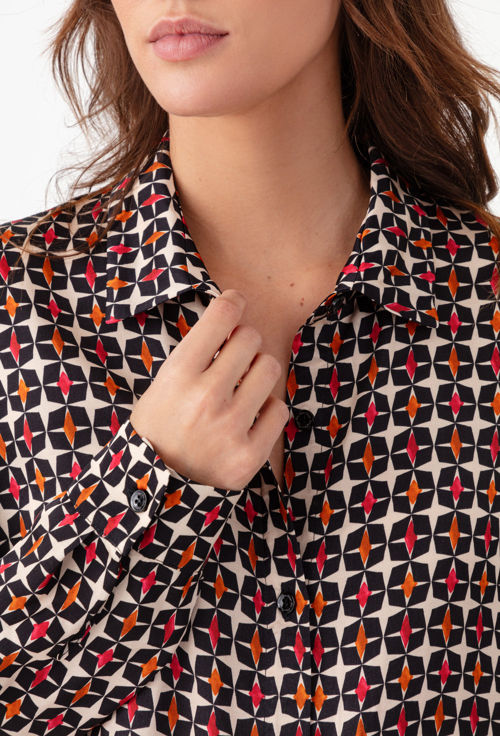 Chemise Laura à imprimé géométrique 2
