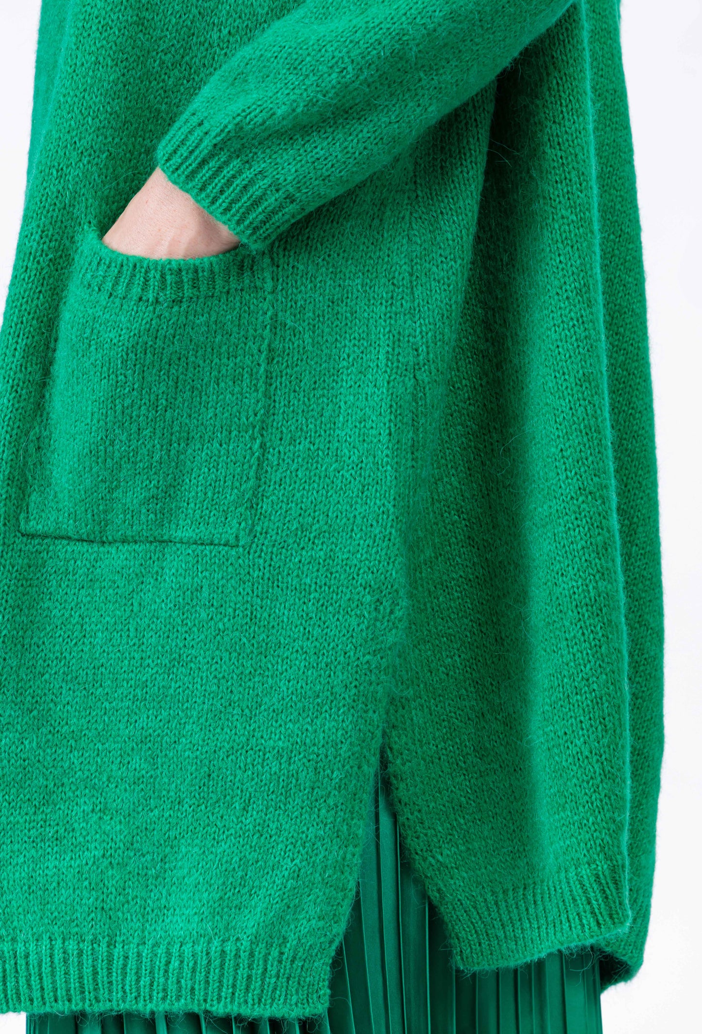 Gilet Isaac vert 20% laine 2