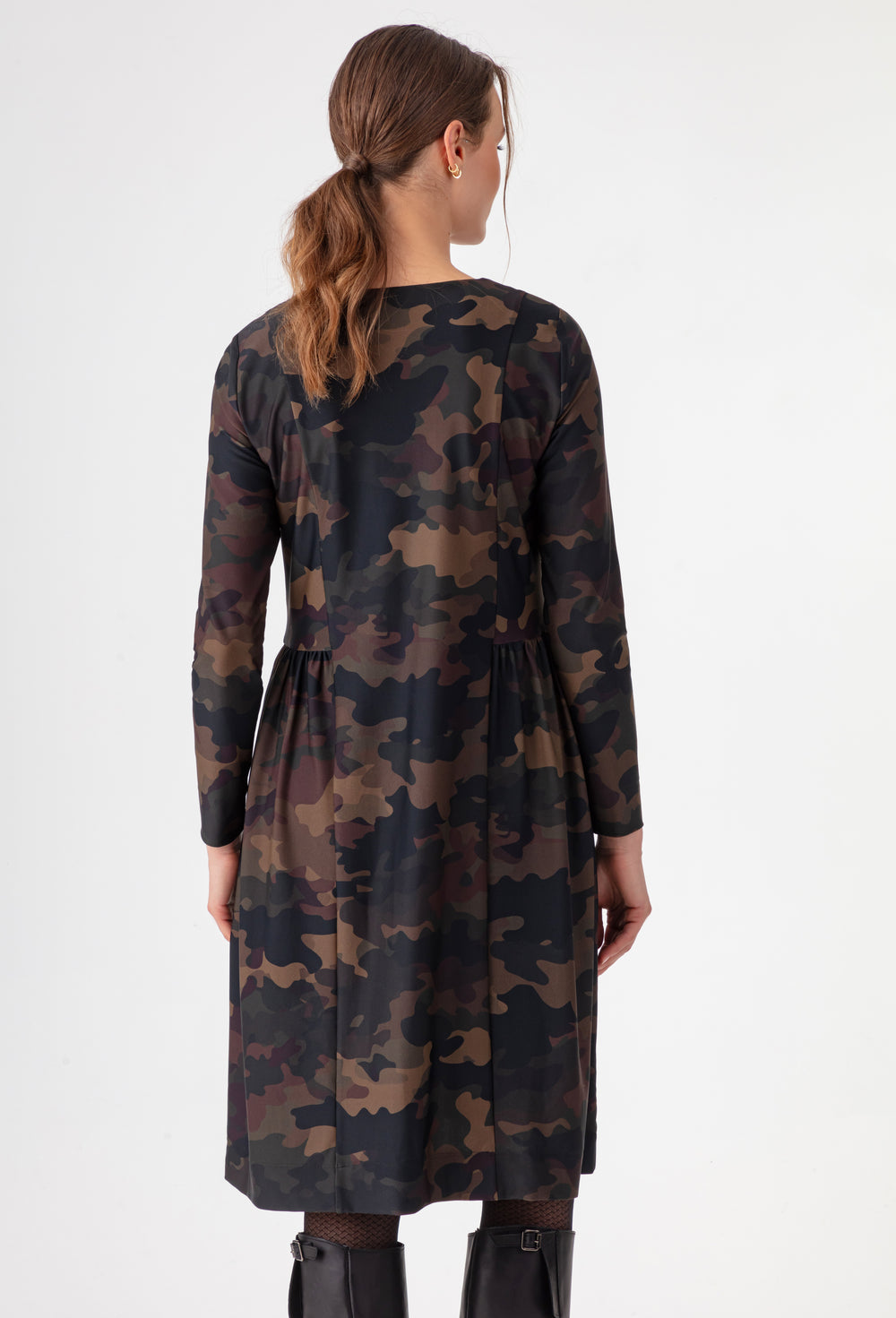 Robe courte Sloane militaire en jersey technique 3