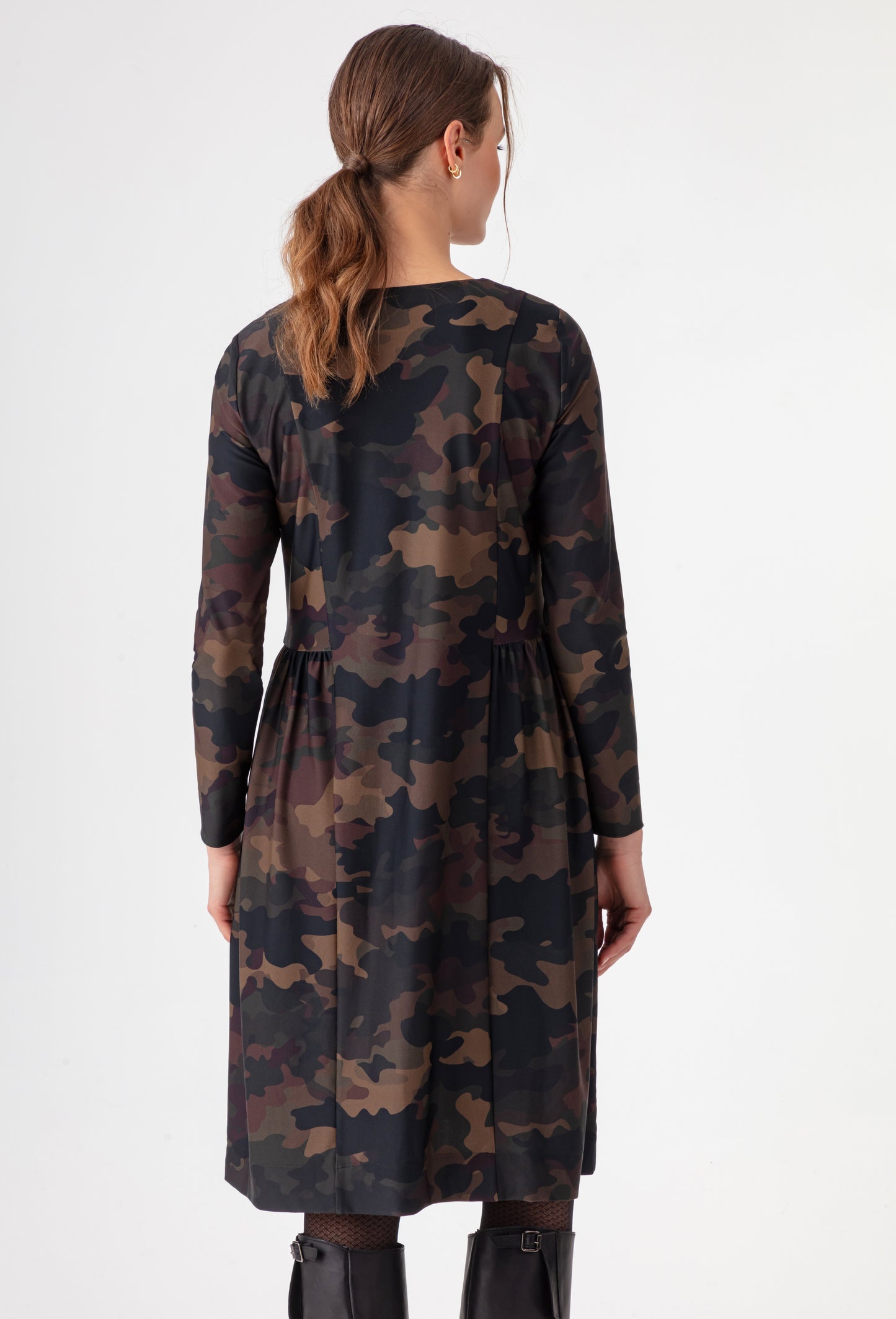Robe courte Sloane militaire en jersey technique 3