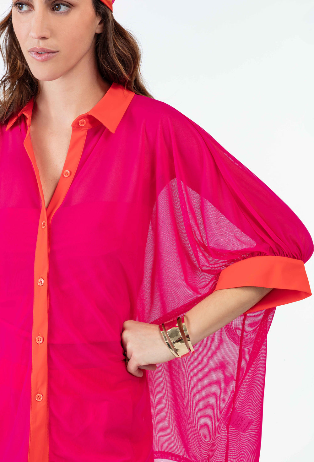 Chemise fluide Nina bicolore 2