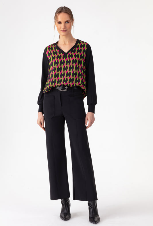 Blouse Winnie mix de matières 4