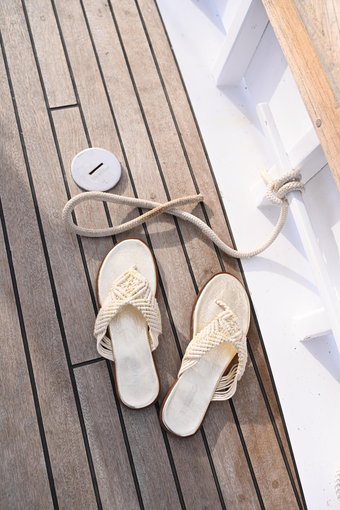 Sandales beige Kea 1