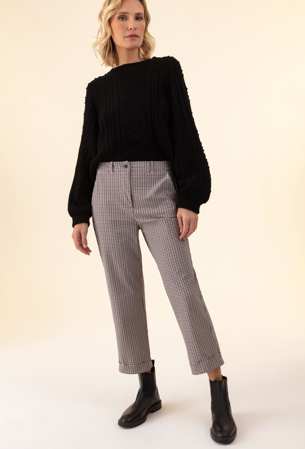 Pantalon Helena en jersey technique 1