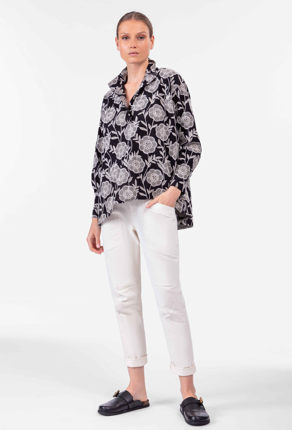 Blouse Lyse en popeline brodée 6
