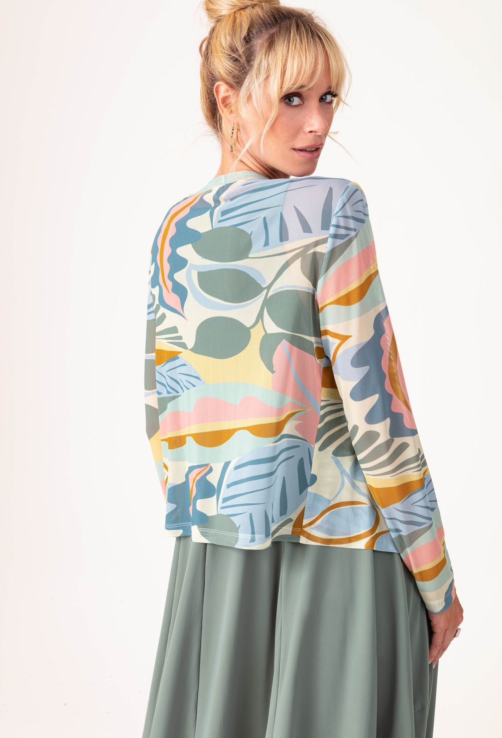 Gilet Aurora imprimé Venise 4
