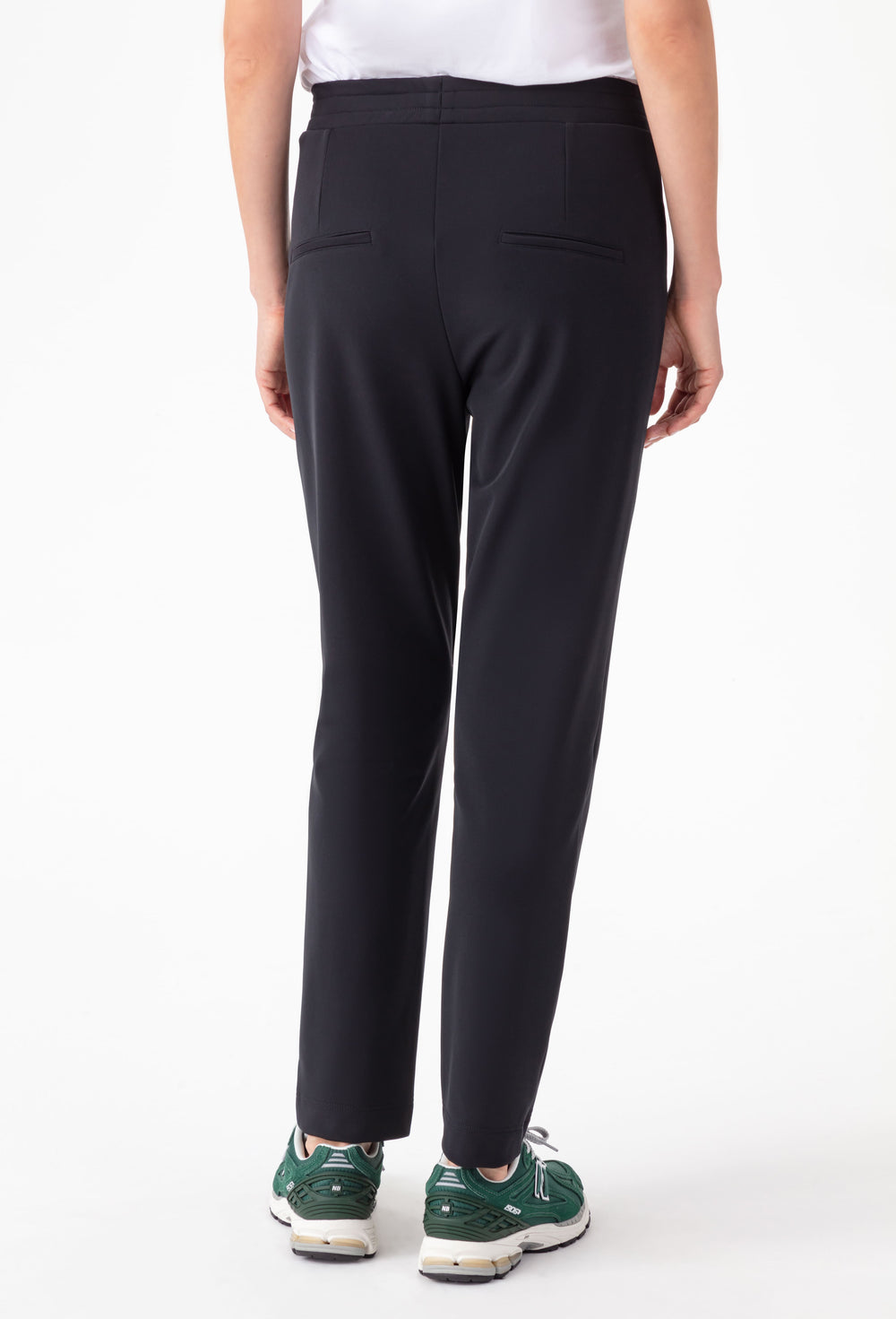 Pantalon Robin noir en jersey technique gratté 3