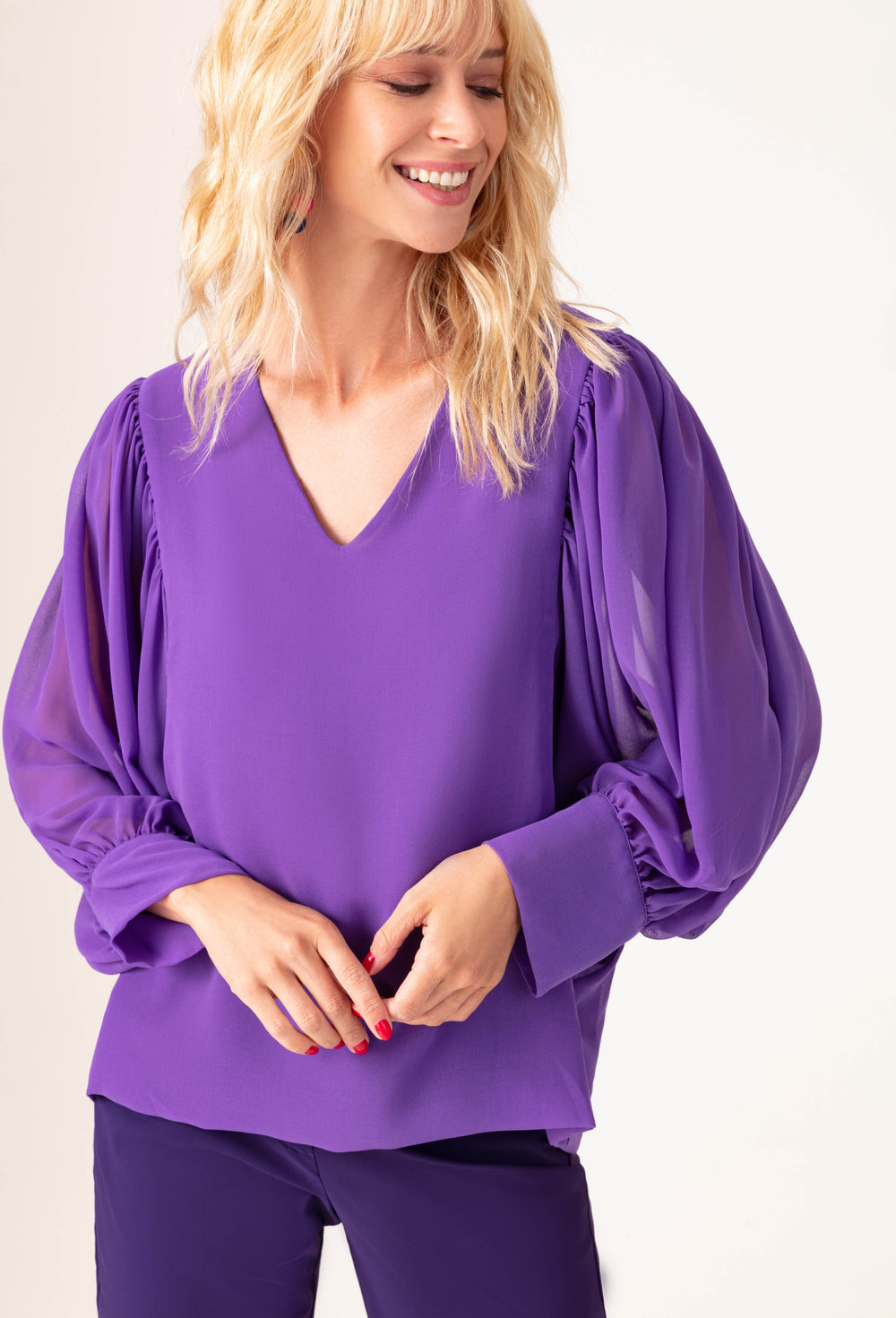 Blouse Nais violette 1
