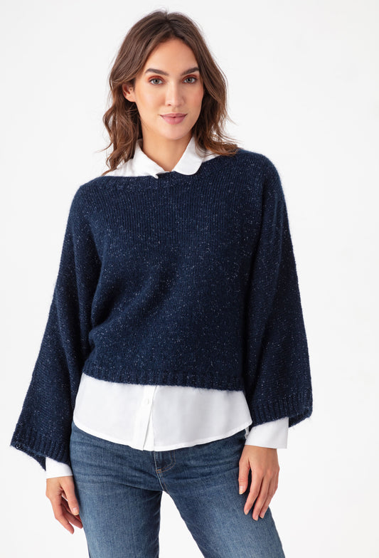 Pull Kate marine / lurex 1