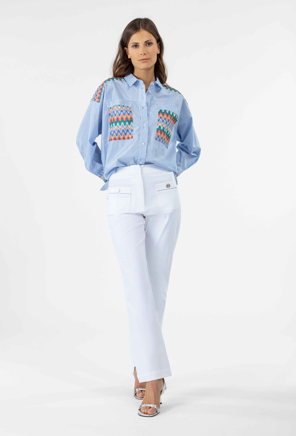 Chemise oversize Edvin rayée 6