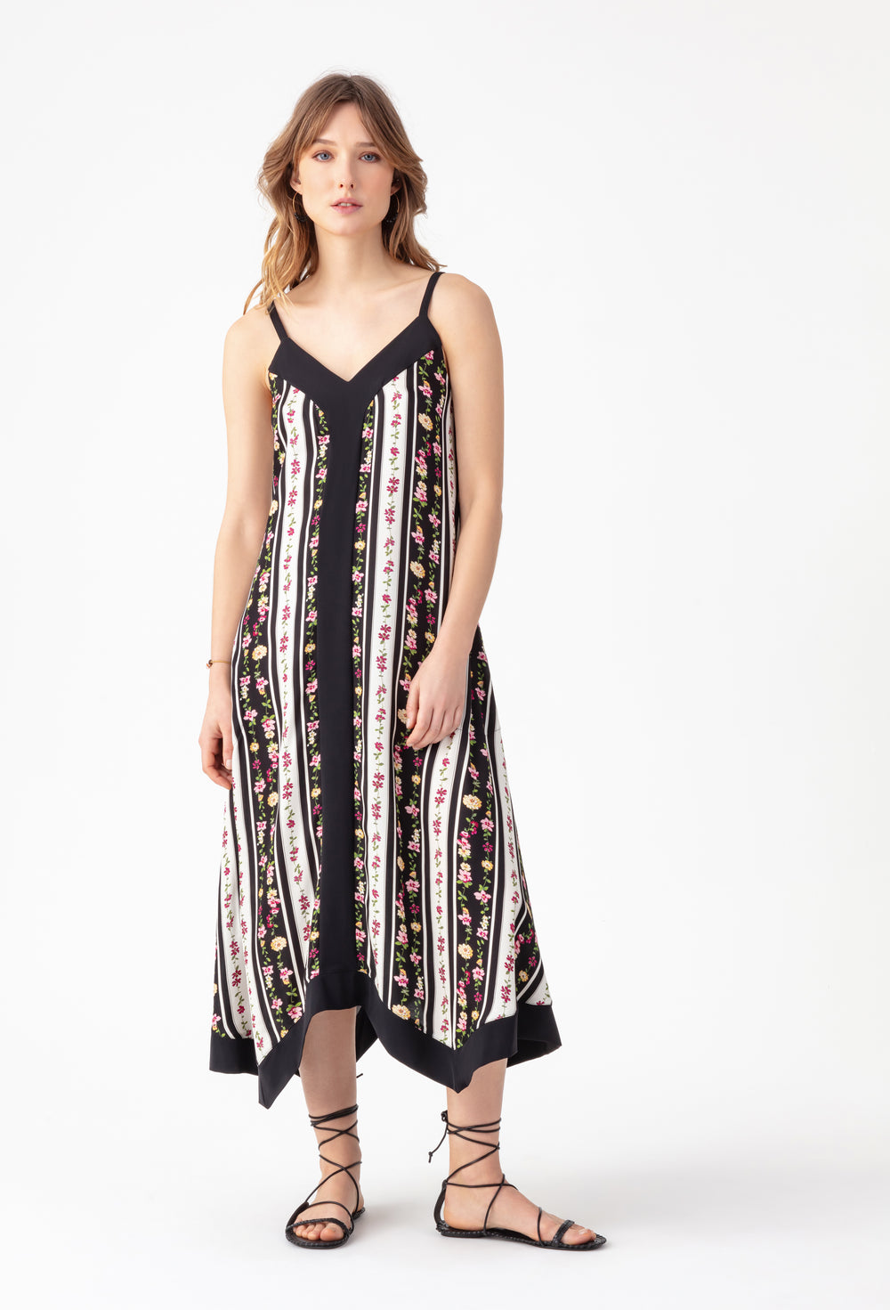 Robe longue bi-matière Lea 1