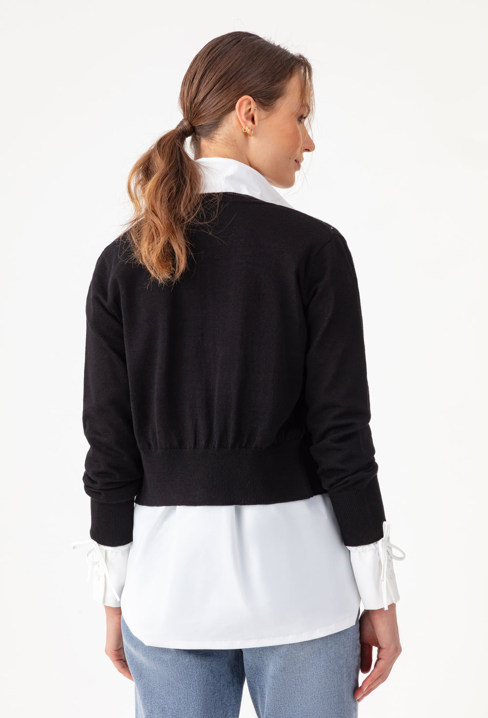 Gilet Tidal en laine noir 4