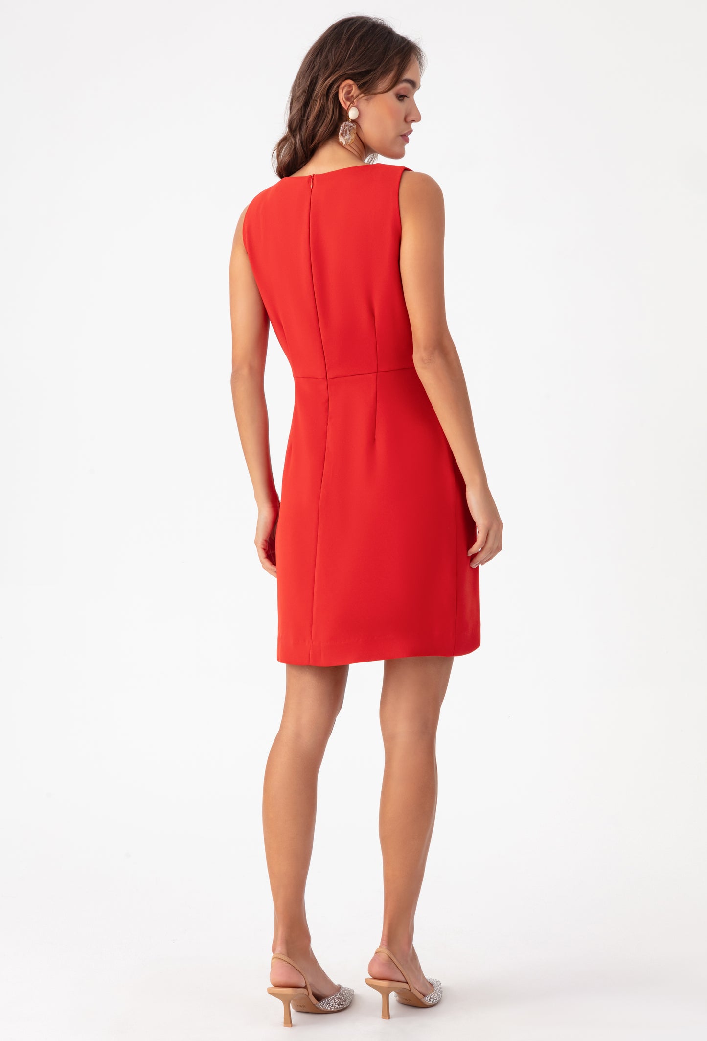 Robe courte KIMI rouge 4
