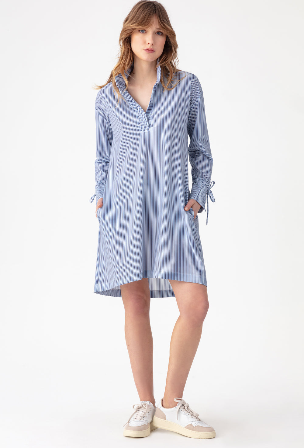 Robe chemise à rayures Cristal 2