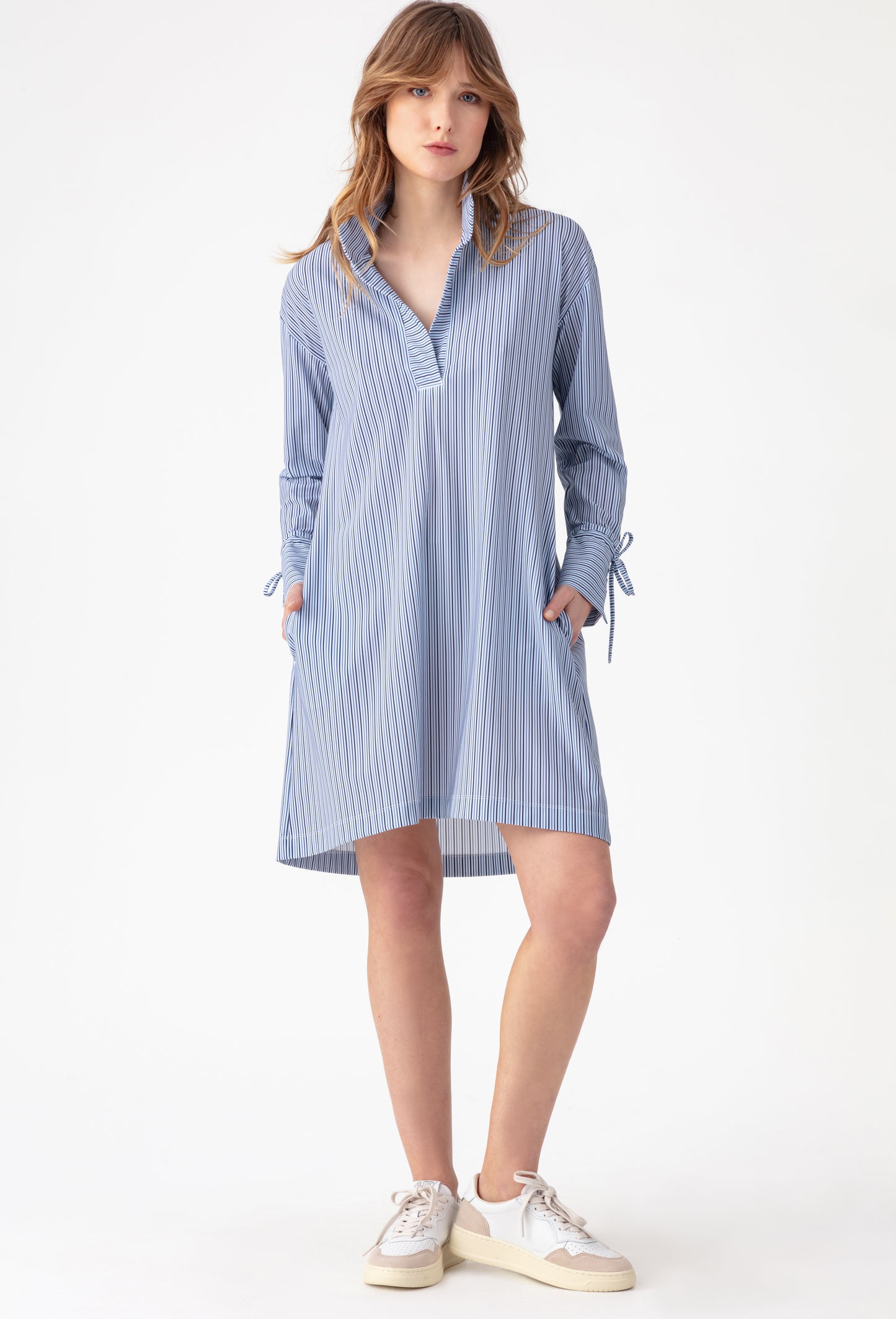 Robe chemise à rayures Cristal 2