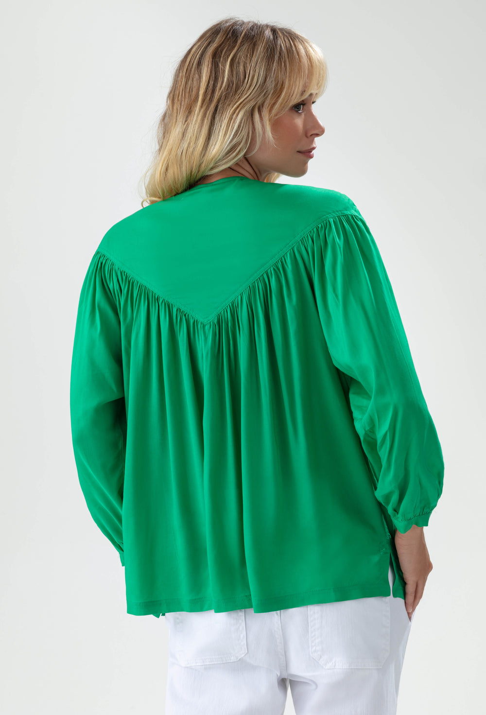 Blouse Comete vert emeraude 3