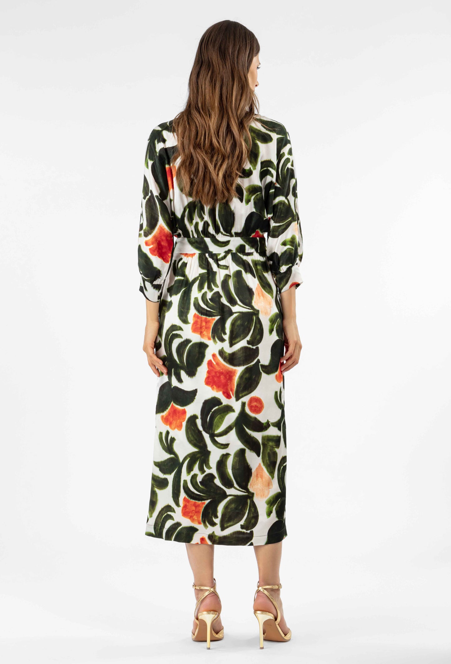 Robe longue Phoebe imprimée 3