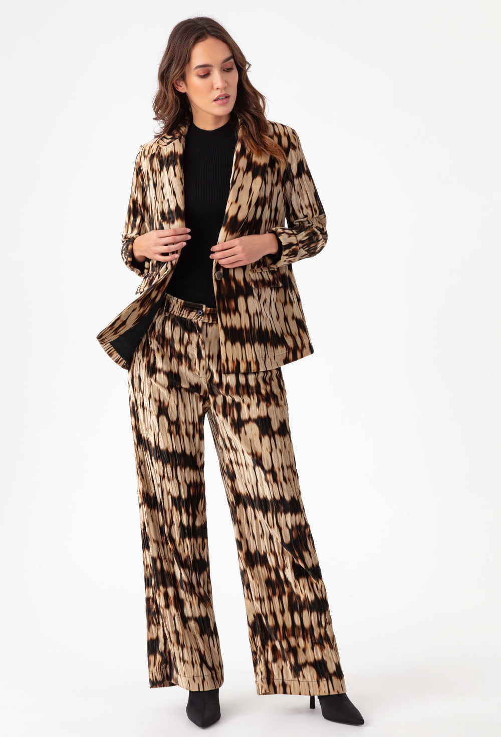 Pantalon large Ezra en velours 8