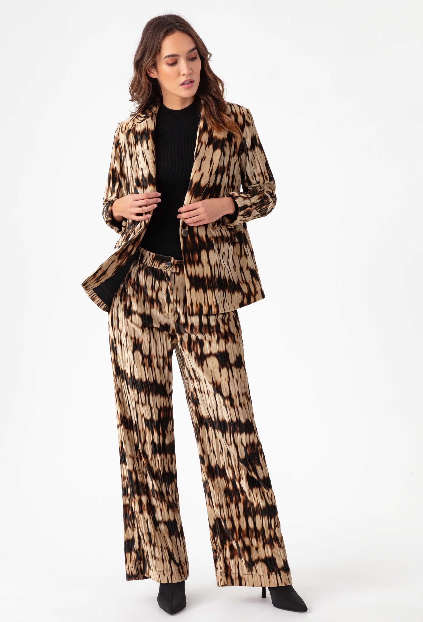 Pantalon large Ezra en velours 8