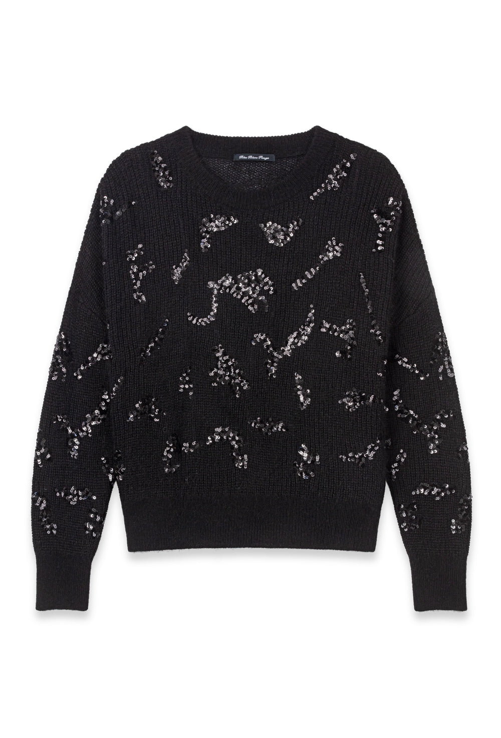 Pull Kay noir à sequins en alpaga 4