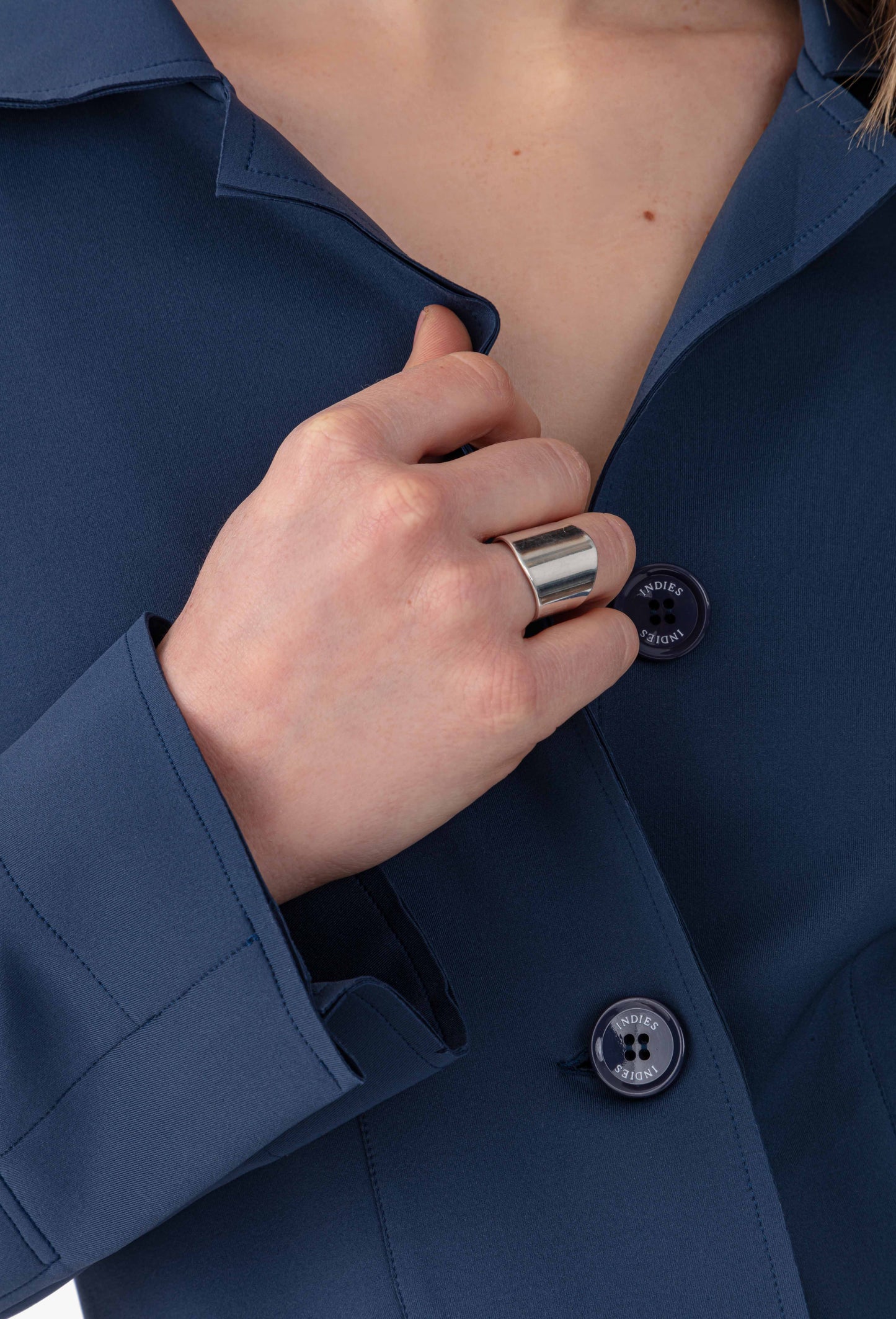 Bague Seiya en laiton argenté 1