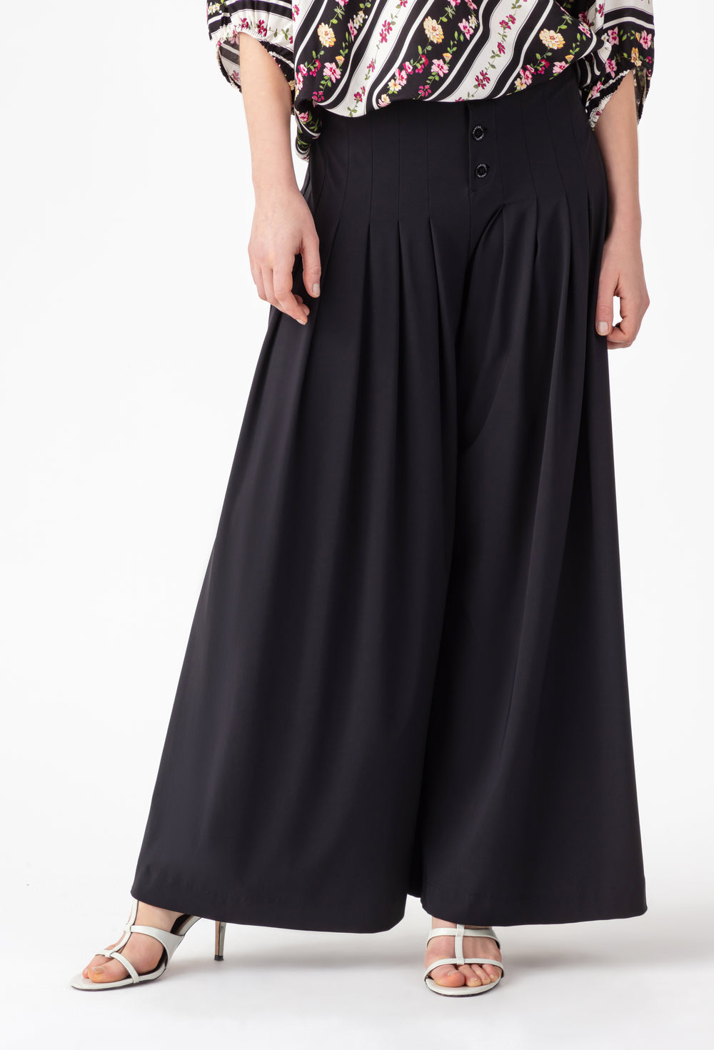 Pantalon large en jersey technique noir Sora 2