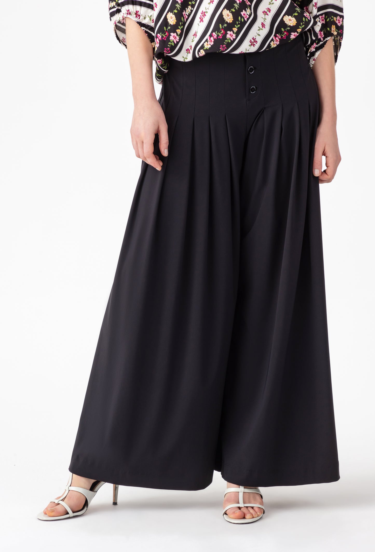 Pantalon large en jersey technique noir Sora 2