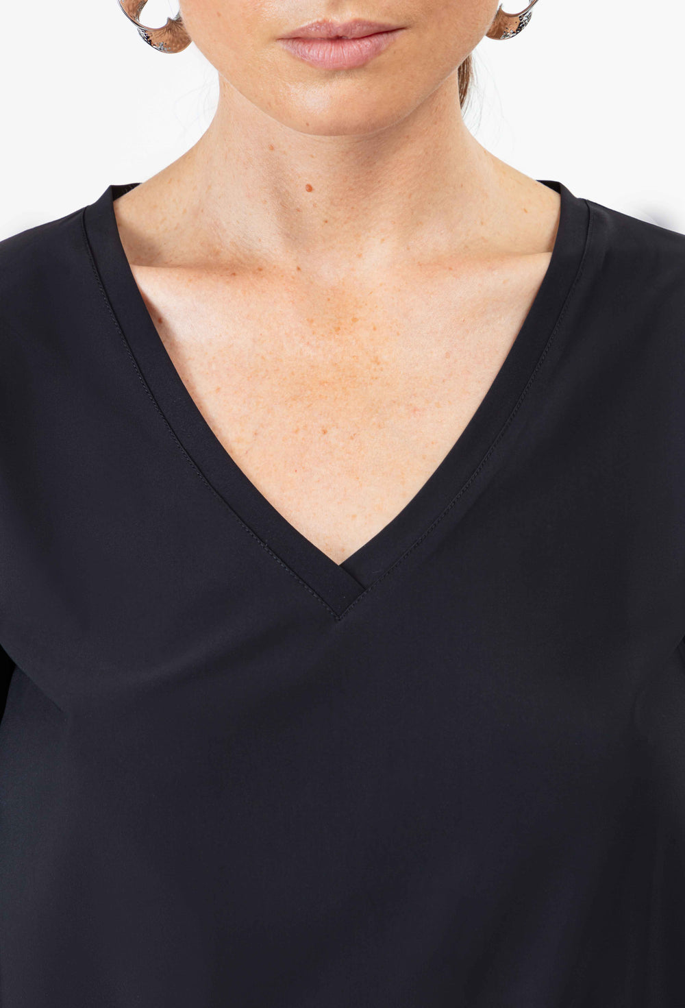 Tee-shirt Ines Noir Jersey Technique 2