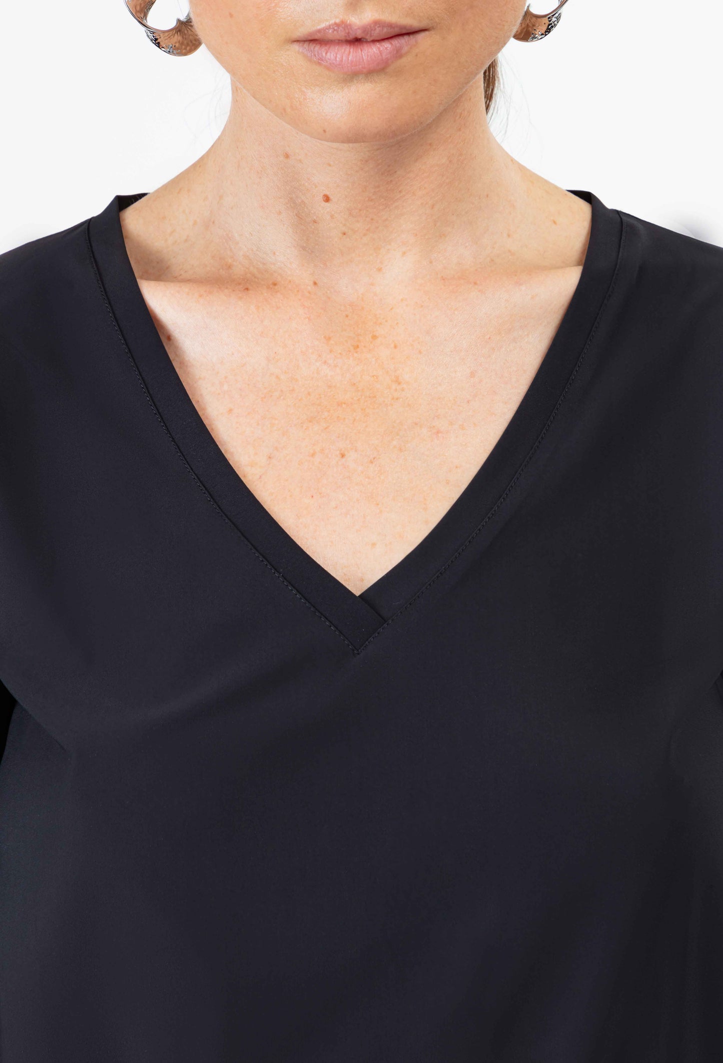 Tee-shirt Ines Noir Jersey Technique 2