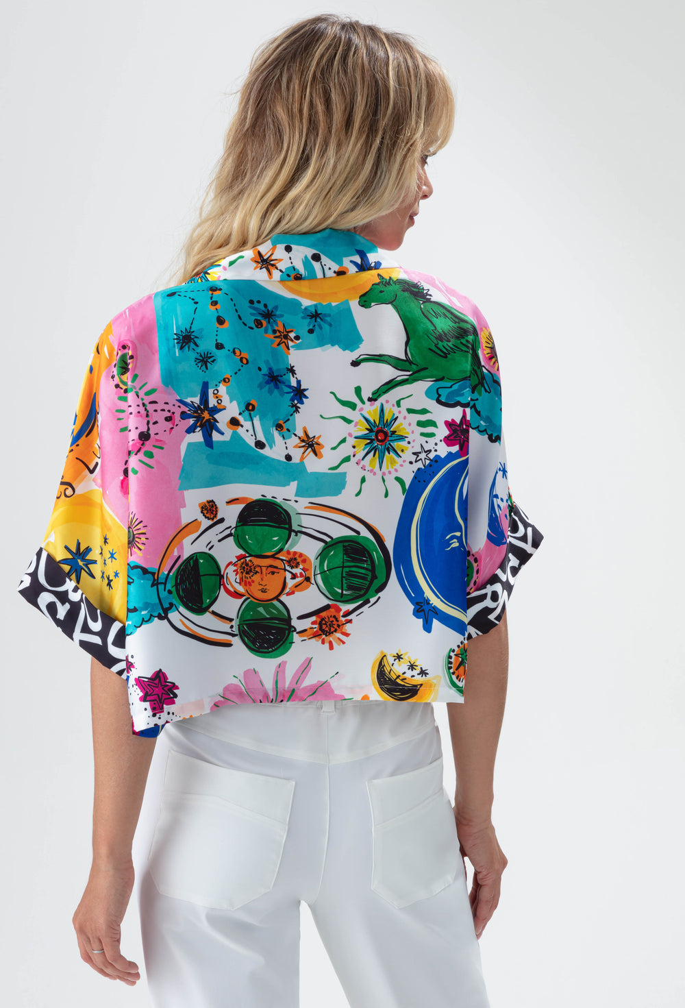 Chemise Cosmo imprimé astral 2