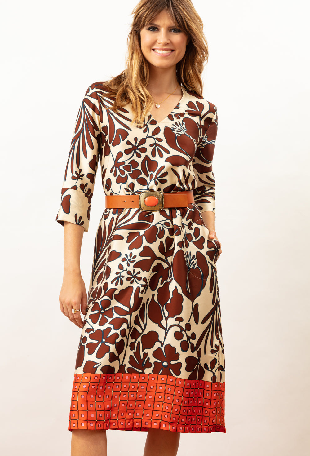 Robe Ornella imprimée 4