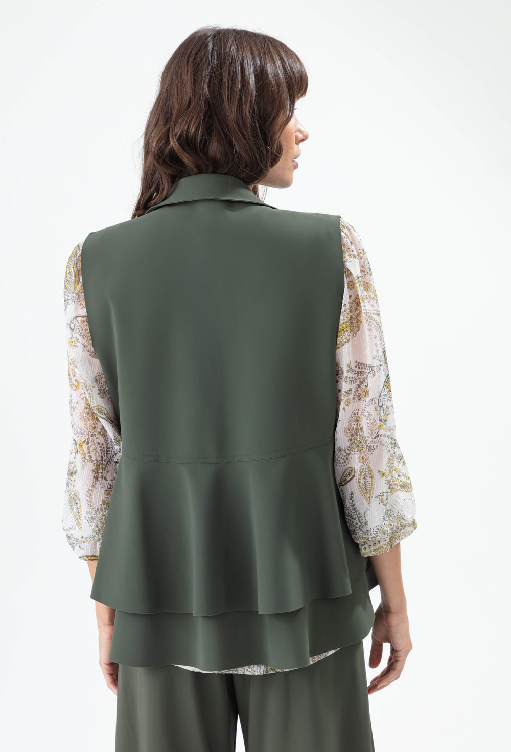 Veste Oma kaki en jersey technique 3