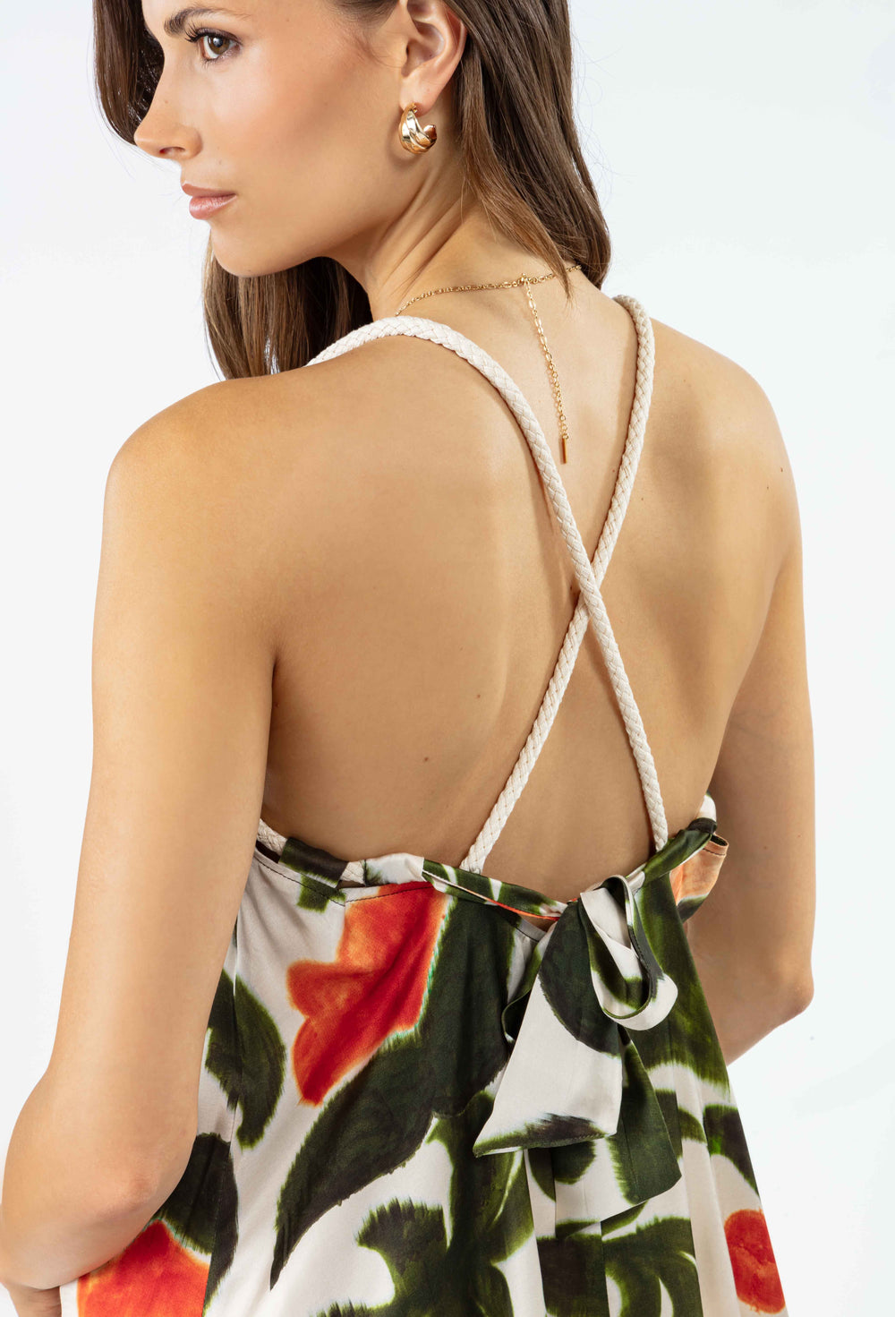 Robe longue Demie imprimée 2