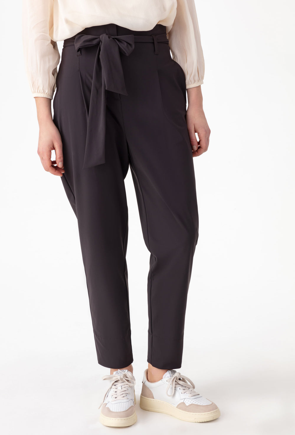 Pantalon ceinturé Hadrien choco 2