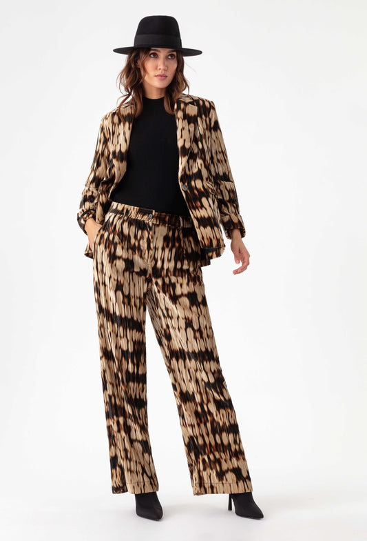 Pantalon large Ezra en velours 1