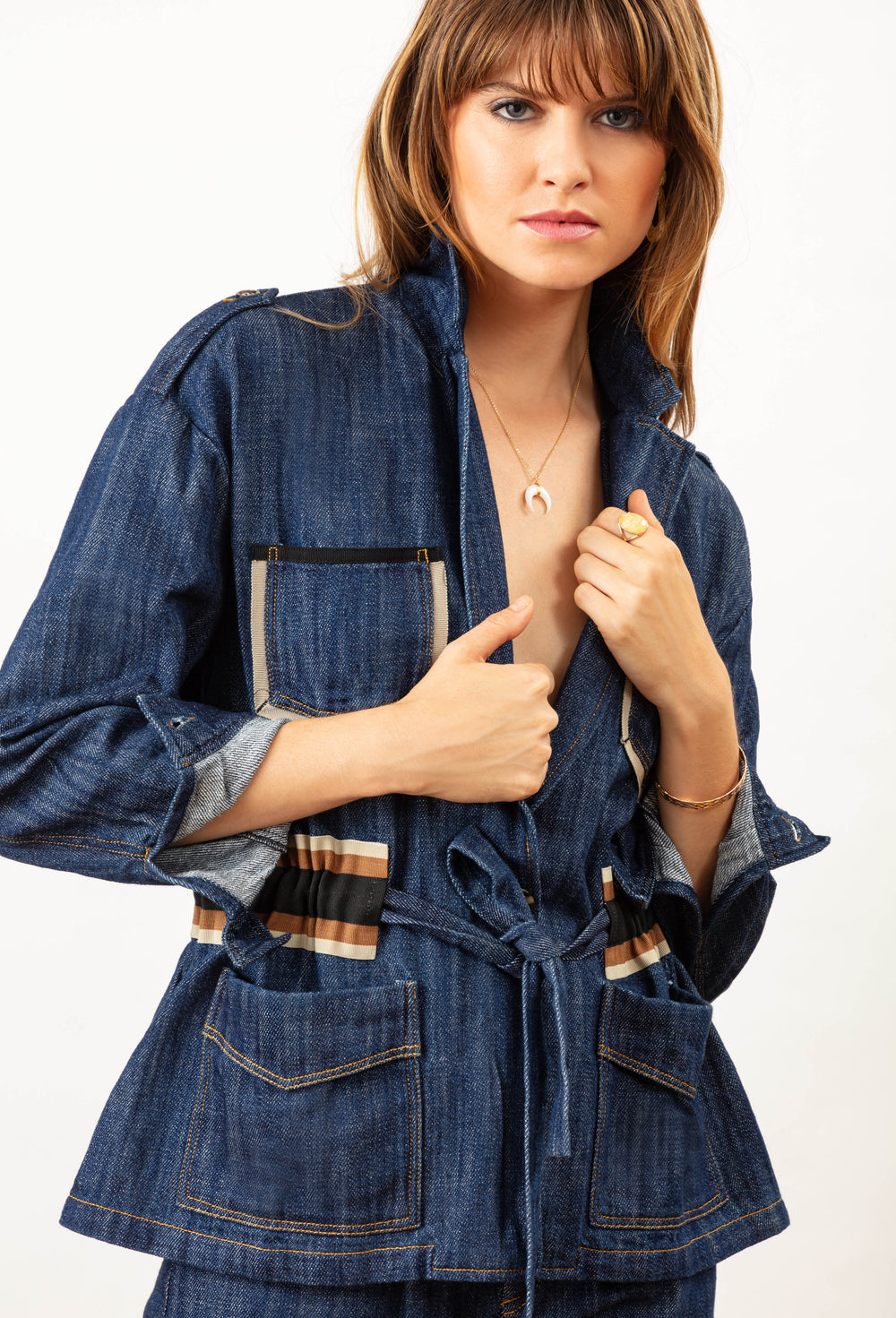 Veste en jean Manoa 4