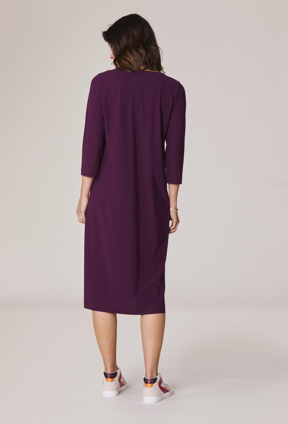 Robe Marin en jersey technique bordeaux 2