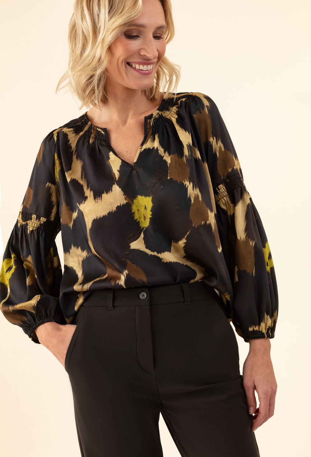 Blouse Alison imprimé savannah 1
