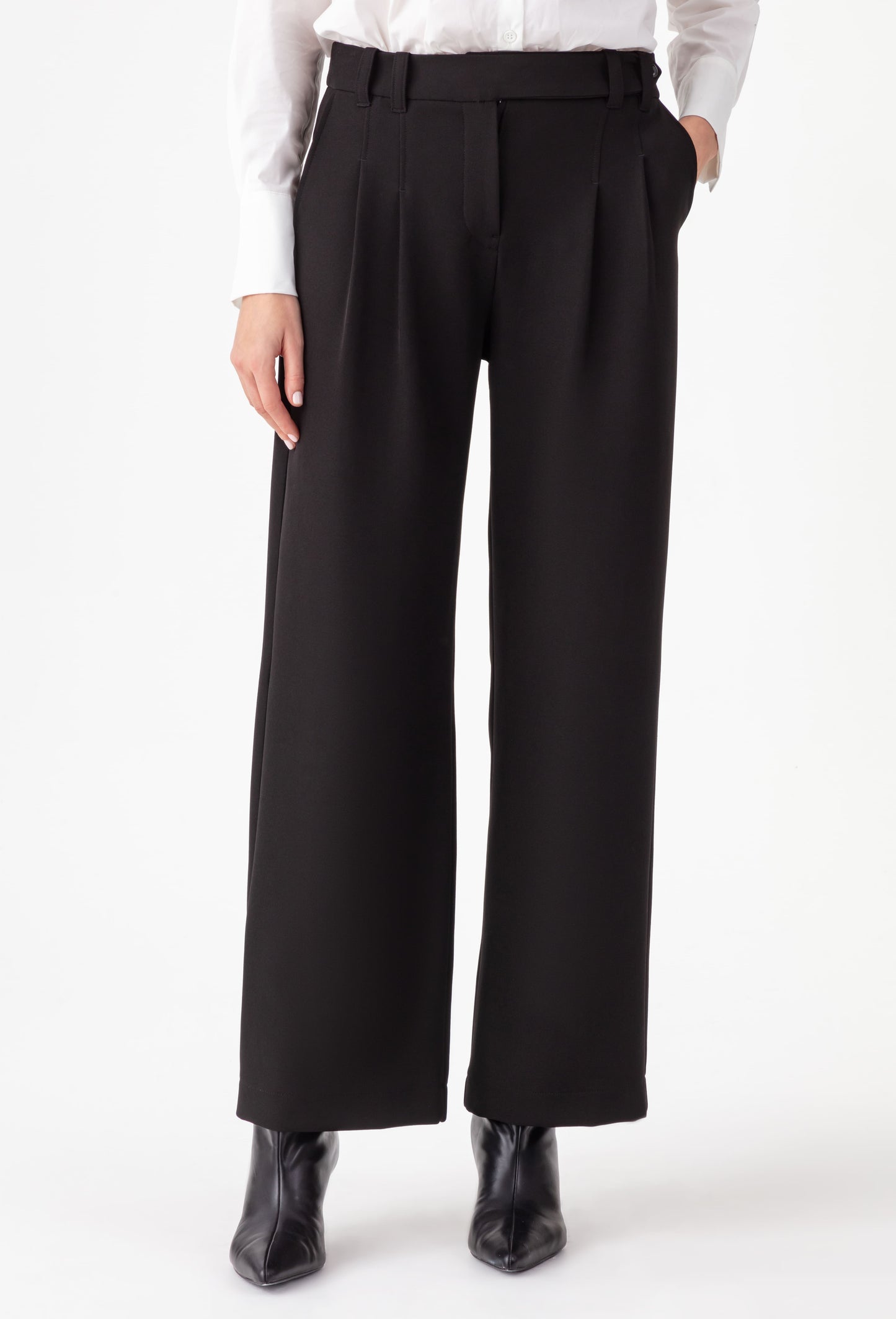 Pantalon large Come noir 2