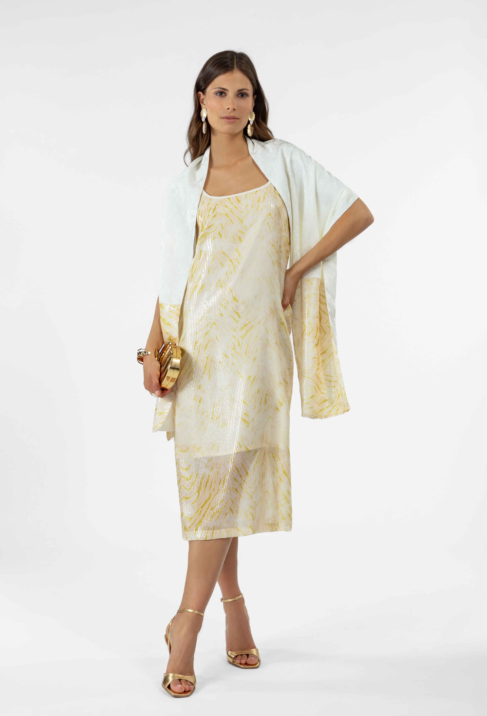 Robe midi Olivia à sequins 4