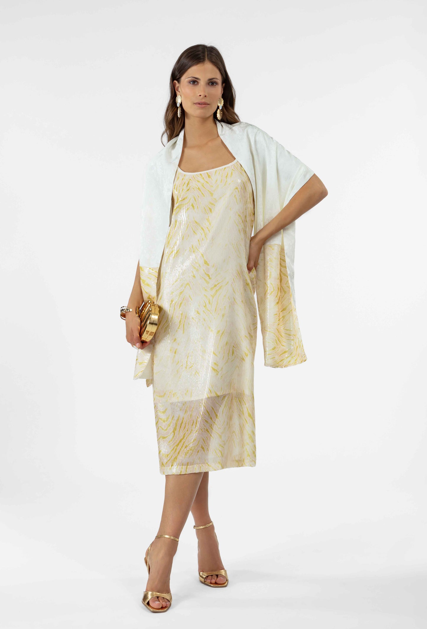 Robe midi Olivia à sequins 4