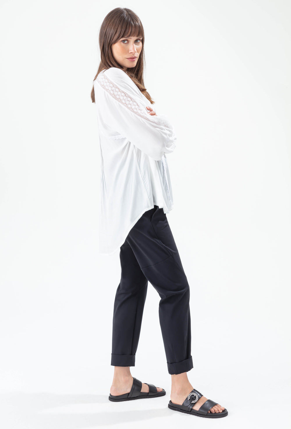Pantalon Plage noir en jersey technique 6