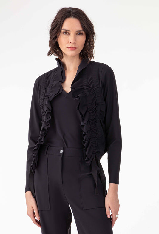Blouson Marty en jersey technique noir 1
