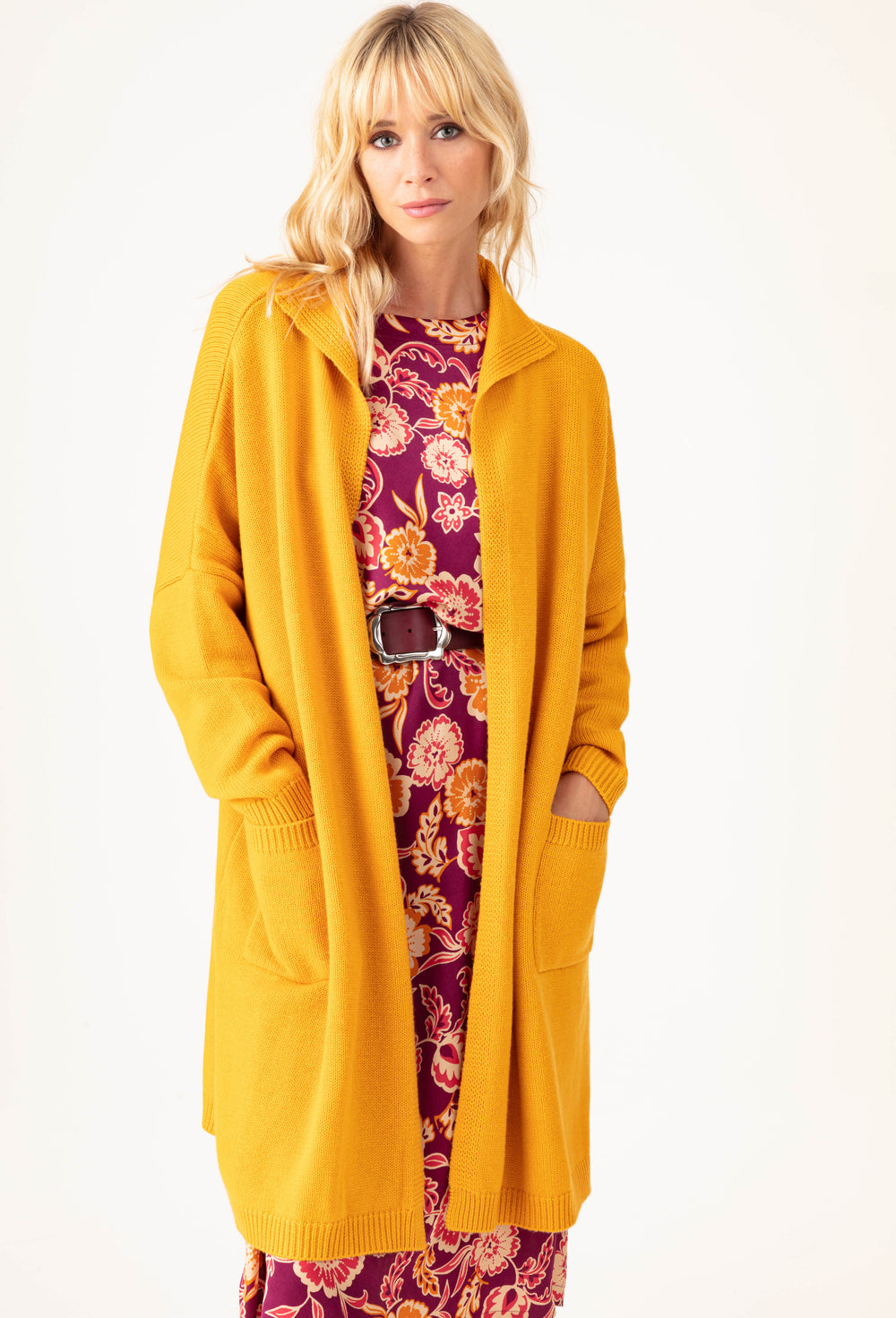 Gilet Amira en laine mangue 1